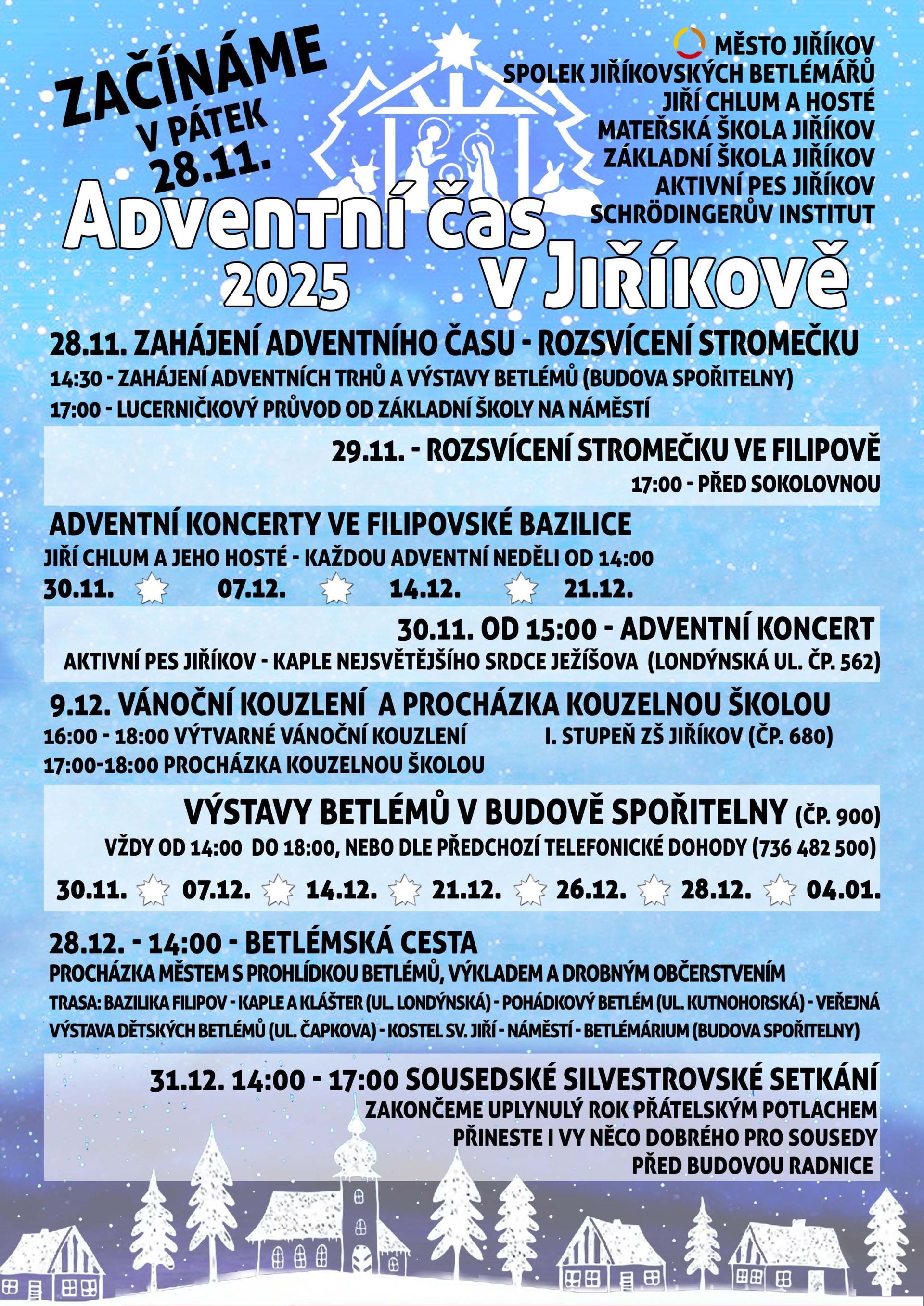 Vánoční kouzlení a procházka kouzelnou školou